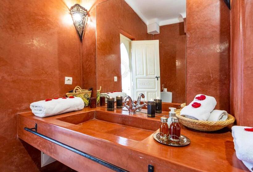 Quarto deluxe, Riad L'orange Bleue