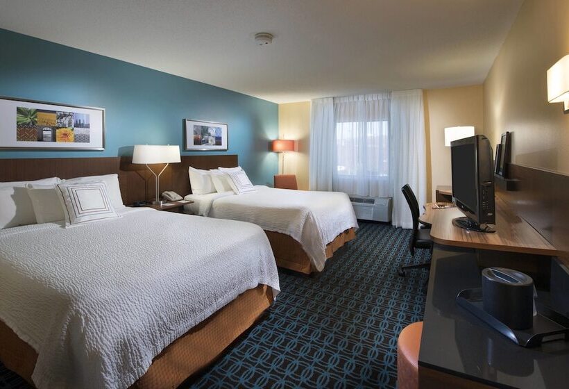 غرفه قياسيه سريرين مزدوجين, Fairfield Inn Huntsville