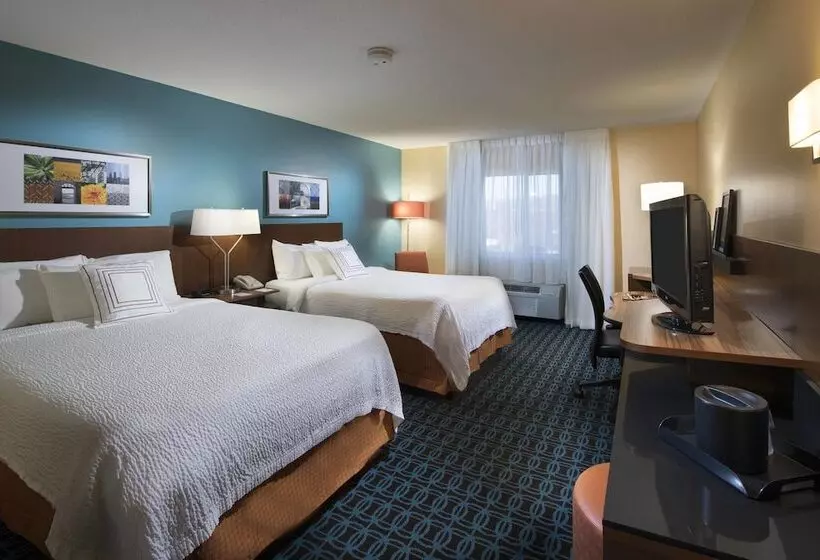 2ダブルベッドのスタンダードルーム, Fairfield Inn Huntsville
