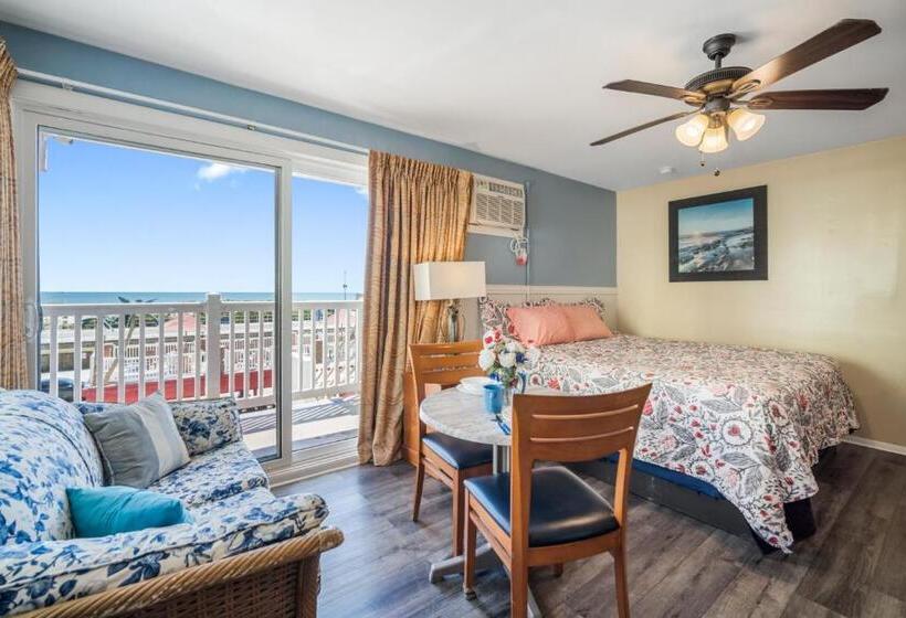 带大床的标准工作室, Sahara Motel