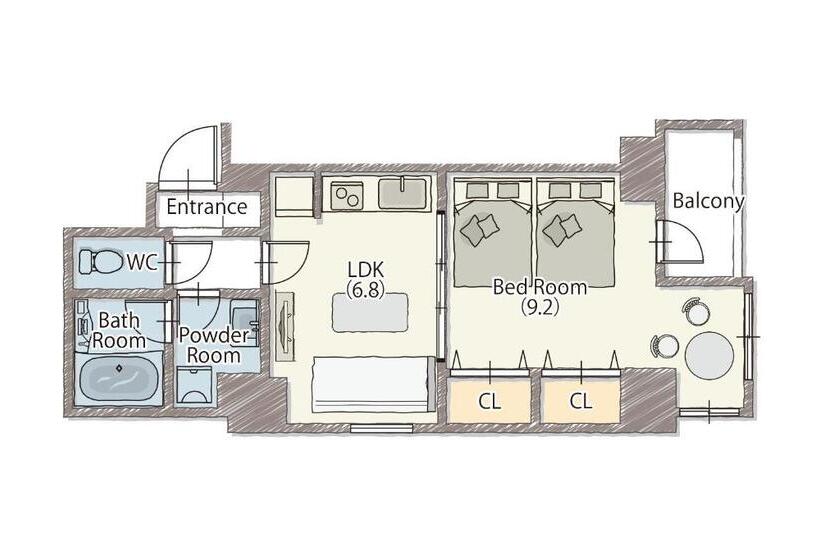 디럭스 룸, Bon Tokyo Asakusa