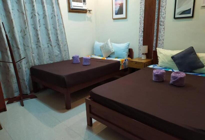 غرفة قياسية رباعية, St. John Island View Pensionne