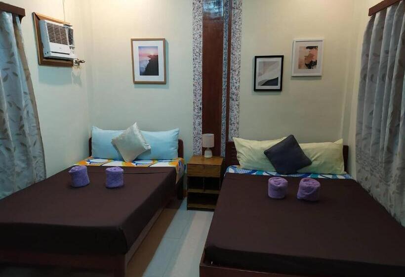 غرفة قياسية رباعية, St. John Island View Pensionne