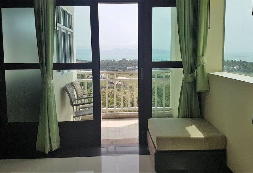 غرفة سوبيريور مطلّة علي البحر, Grand Hill Residence