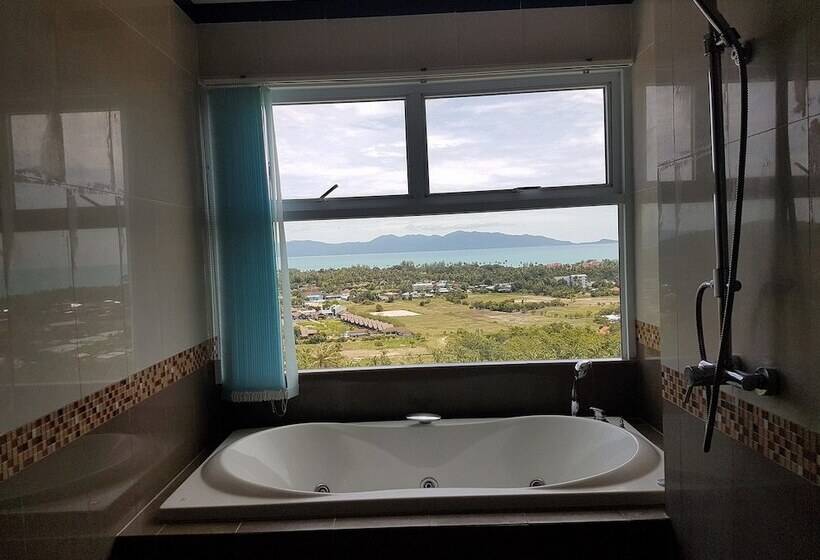 غرفة ديلوكس مطلّة علي البحر, Grand Hill Residence