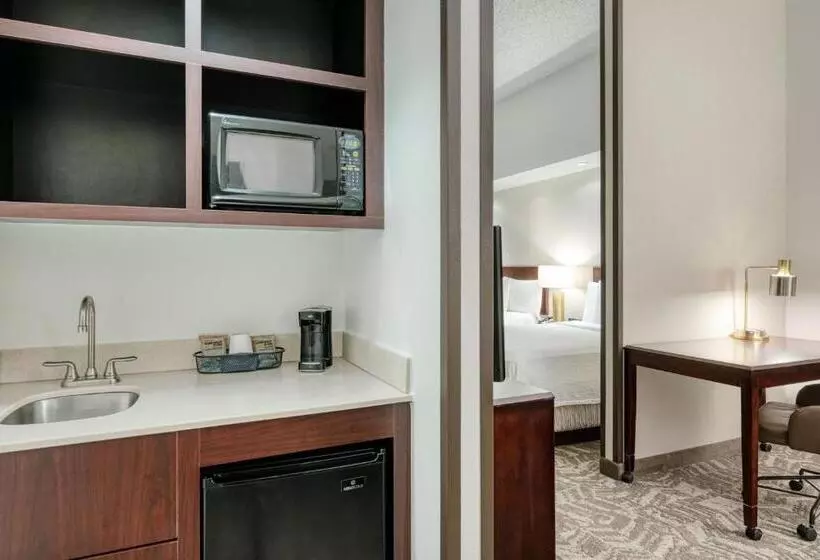 キングサイズベッドのスイートルーム, Springhill Suites Terre Haute