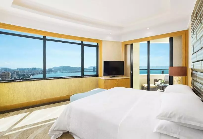 海の見えるダブルベッドスタンダードルーム, Four Points By Sheraton Hainan, Sanya