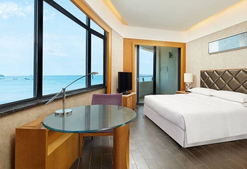 غرفة قياسية سرير مزدوج مطلة على البحر, Four Points By Sheraton Hainan, Sanya