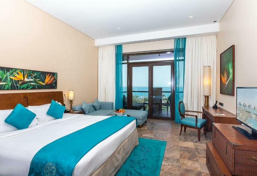 اتاق لوکس با چشم‌انداز دریا, Sofitel Dubai The Palm Resort & Spa