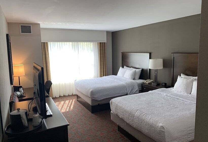 غرفه قياسيه سريرين مزدوجين, Hampton Inn & Suites Lake Placid