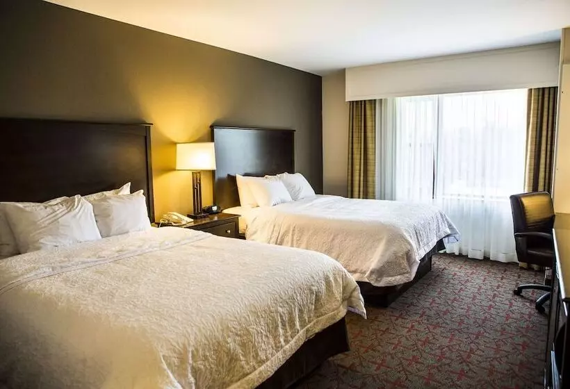 ２ダブルベッドのスタンダードルーム, Hampton Inn & Suites Lake Placid