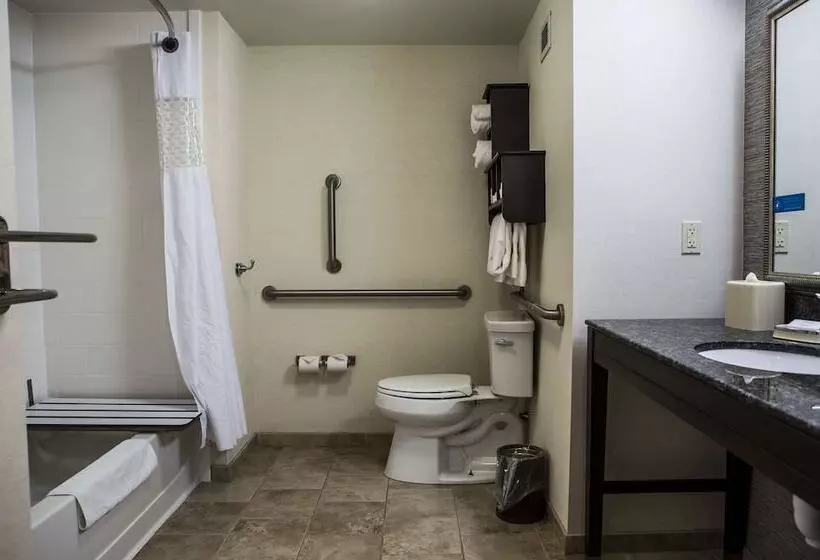 身障者適用スタンダードルーム, Hampton Inn & Suites Lake Placid