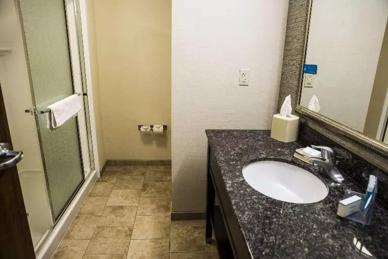 キングサイズベッドのスタンダードルーム, Hampton Inn & Suites Lake Placid
