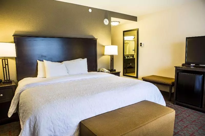 キングサイズベッドのスタンダードルーム, Hampton Inn & Suites Lake Placid