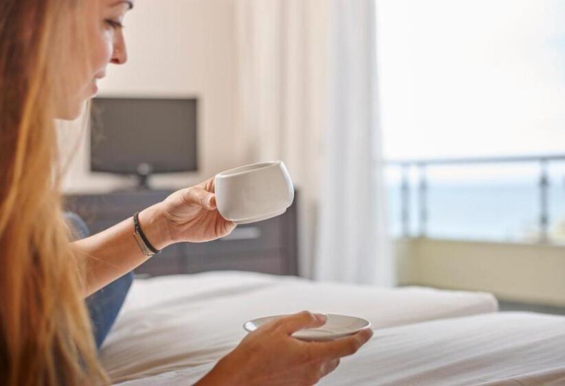 غرفة ديلوكس مطلّة علي البحر, Ammos Luxury Resort