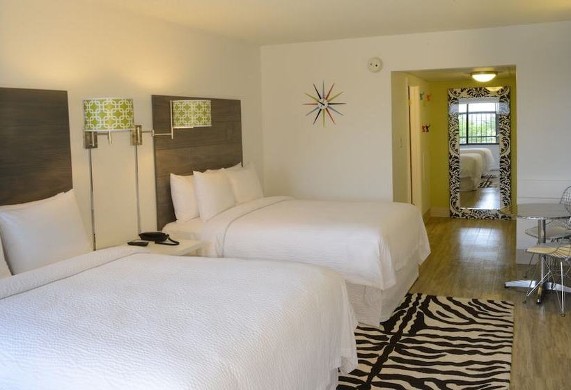 غرفه قياسيه سريرين مزدوجين, Beach House Dewey