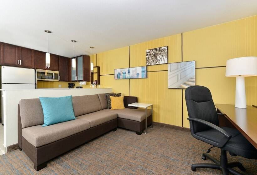 带2个卧室的套房, Residence Inn By Marriott Des Moines Downtown