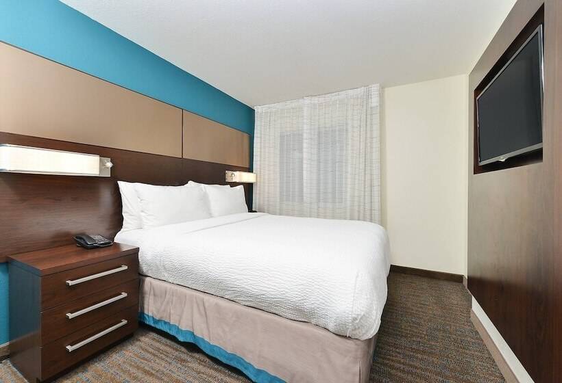 带2个卧室的套房, Residence Inn By Marriott Des Moines Downtown