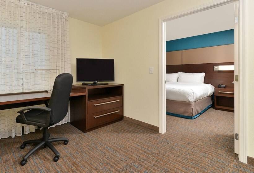 带2个卧室的套房, Residence Inn By Marriott Des Moines Downtown