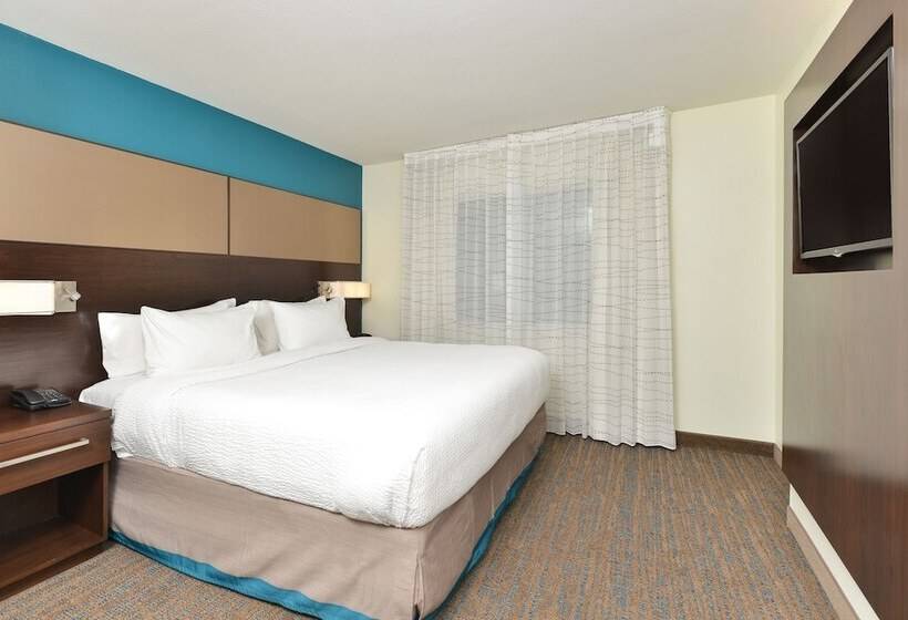 带2个卧室的套房, Residence Inn By Marriott Des Moines Downtown