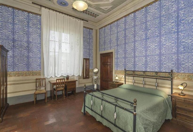 آپارتمان یک خوابه با دری مشترک که هال را جدا می کند., B&b Villa Pardi Lucca