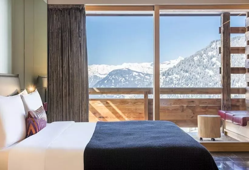 اتاق استاندارد با تخت دوبل و چشمانداز, W Verbier