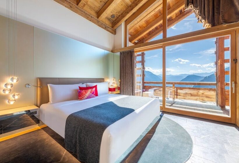 اتاق استاندارد با تخت دوبل و چشم‌انداز, W Verbier