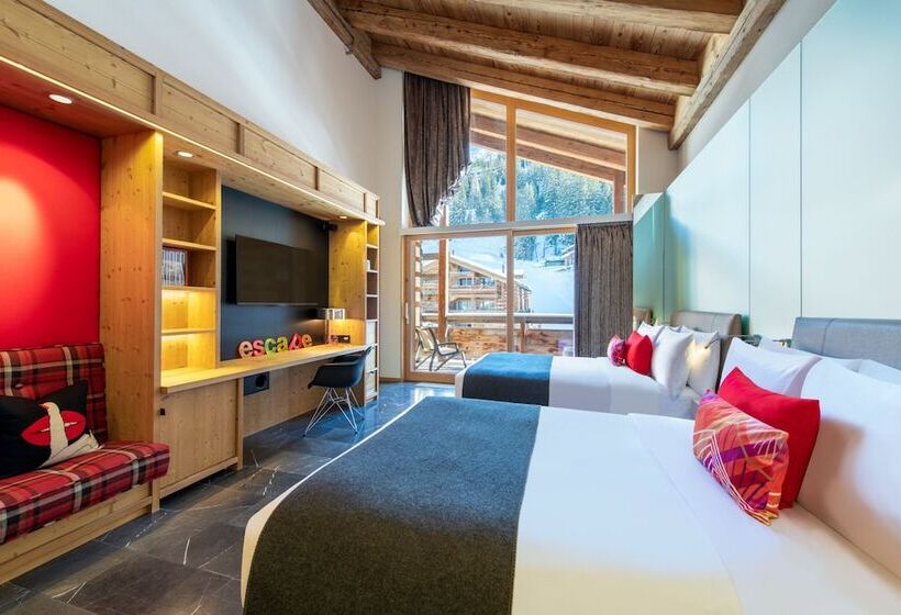 اتاق استاندارد با 2 تخت دوبل, W Verbier