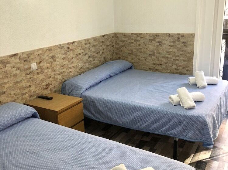 اتاق استاندارد سه تخته با سرویس بهداشتی مشترک, Hostal Noche Y Dia