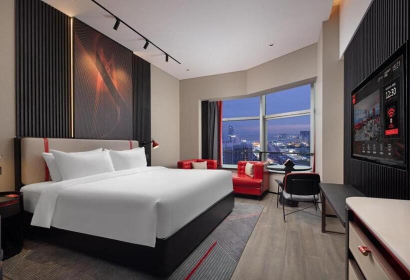 غرفة ديلوكس, Radisson Red Hotel Zhuhai Gongbei Port