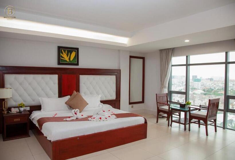 חדר דלוקס,מיטת קינג עם נוף לעיר, Ban Ban