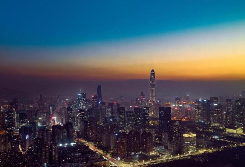 디럭스 스위트 킹 침대, Mandarin Oriental Shenzhen