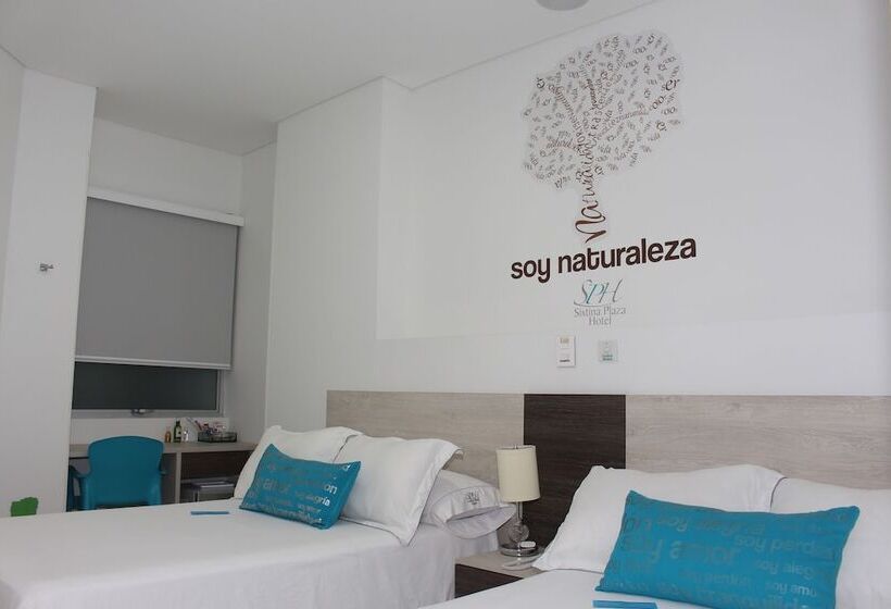 חדר סטנדרט לשלושה, Central Plaza Medellin