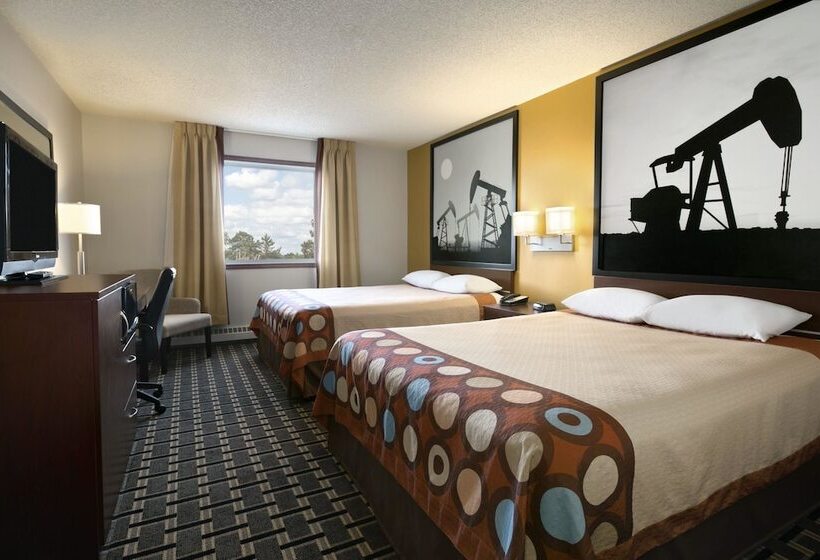 غرفه قياسيه سريرين مزدوجين, Super 8 By Wyndham Fox Creek