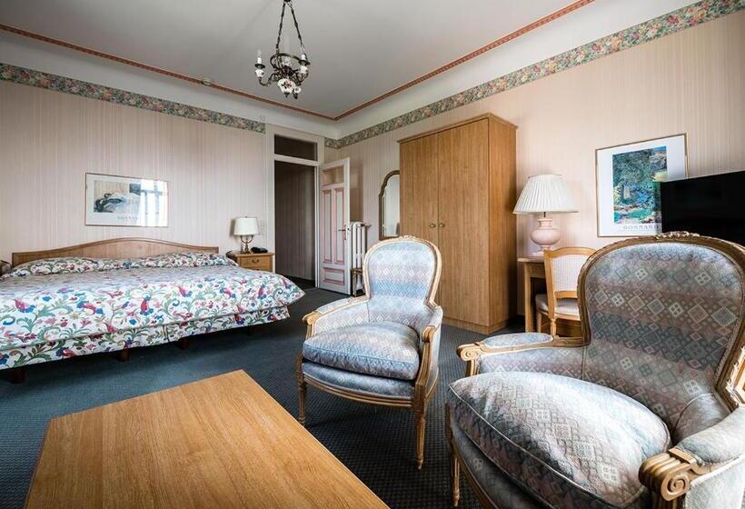 小型套房带阳台, Grand Hôtel Des Rasses & Wellness