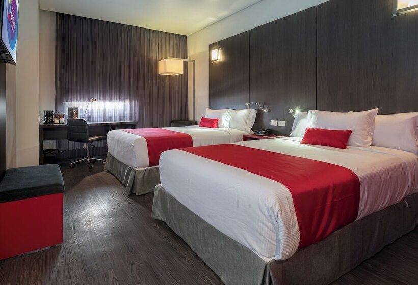 ２ダブルベッドのスタンダードルーム, Ramada Encore By Wyndham Guadalajara Sur