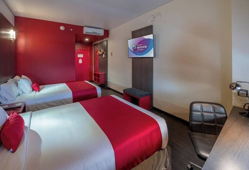 ２ダブルベッドのスタンダードルーム, Ramada Encore By Wyndham Guadalajara Sur