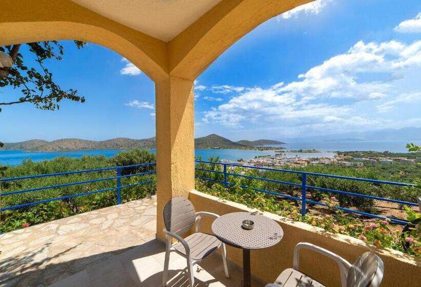 带海景的高档工作室, Elounda Heights