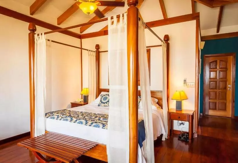 Villa 1 Makuuhuone, Hopkins Bay Belize a Muy'Ono Resort