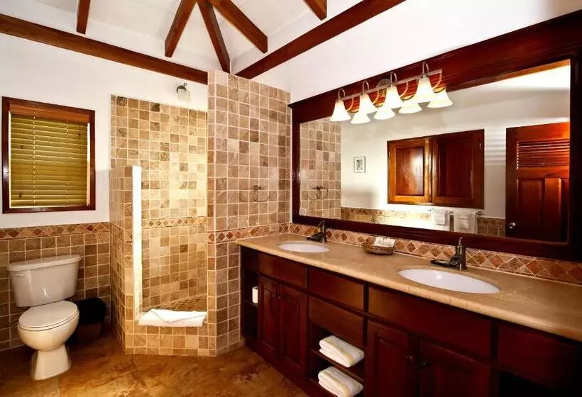 Villa 1 Makuuhuone, Hopkins Bay Belize a Muy'Ono Resort