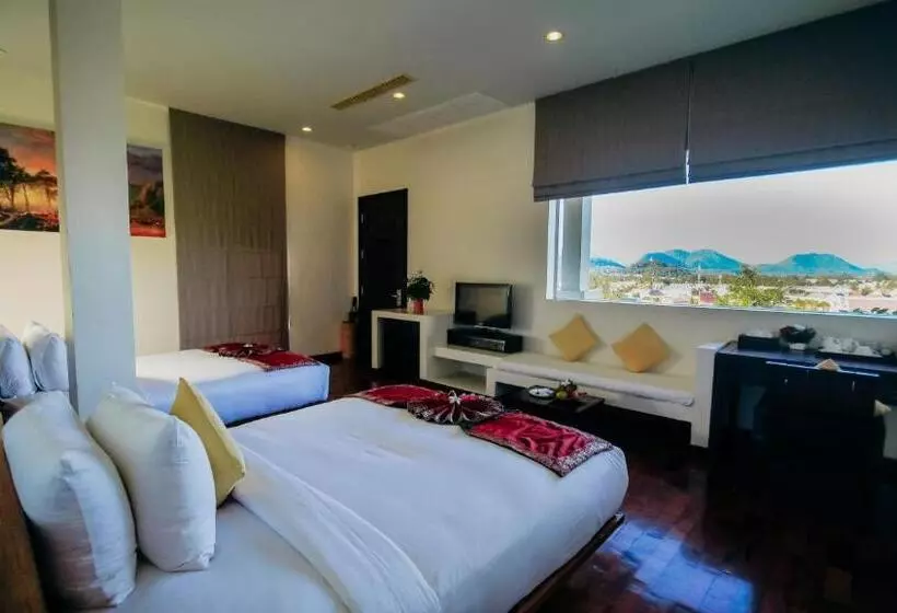キングサイズベッドのデラックスルーム, Luang Prabang View