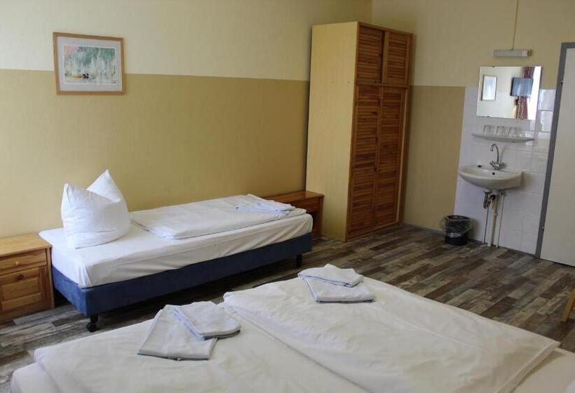 اتاق استاندارد سه تخته با سرویس بهداشتی مشترک, Pension Schwalbenweg