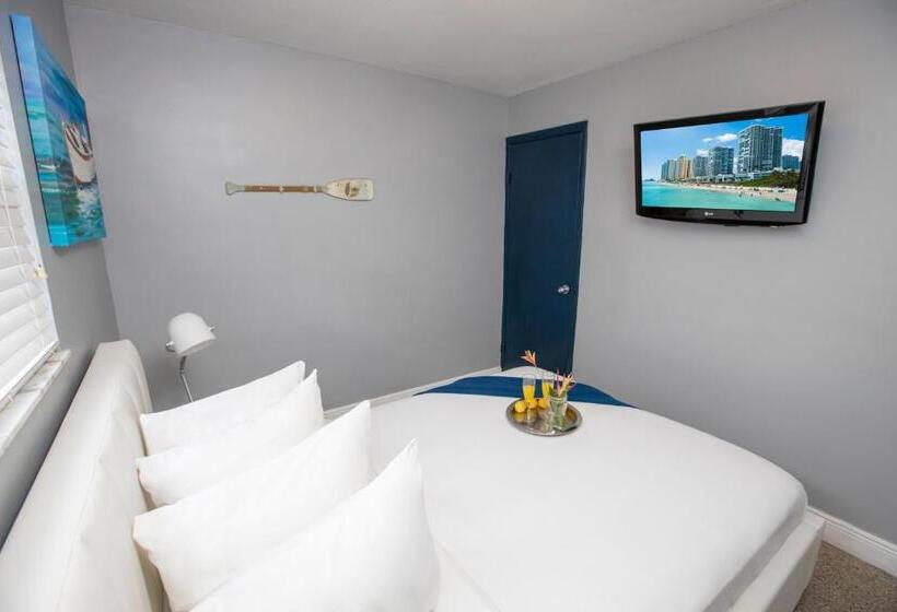 חדר סטנדרט עם מיטת קומתיים, Hollywood Beach Suites And