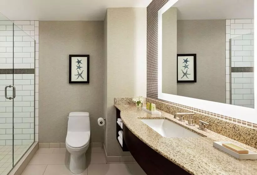 海の見えるダブルベッドスタンダードルーム, Cape Rey Carlsbad Beach, A Hilton Resort & Spa