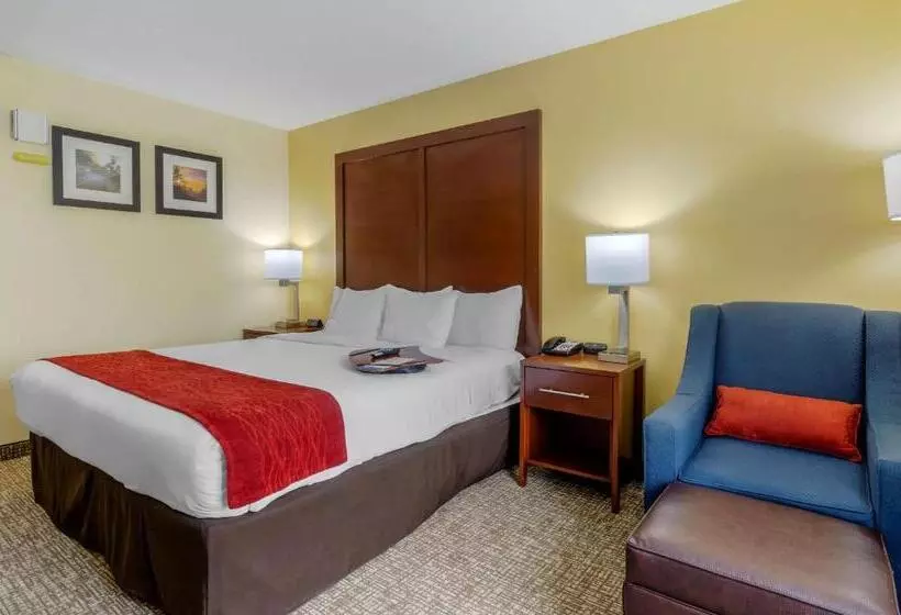キングサイズベッドのスタンダードルーム, Comfort Inn & Suites Hillsville I77