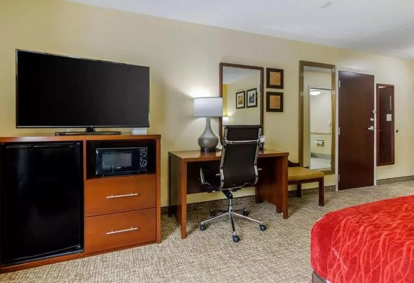 キングサイズベッドのスタンダードルーム, Comfort Inn & Suites Hillsville I77