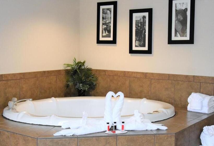 מיטת קינג בסוויטה, Ramada By Wyndham Pigeon Forge North