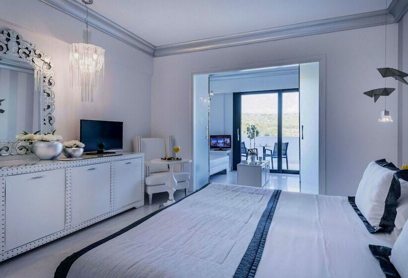 غرفة عائلية ذات إطلالة جانبية على البحر, Mitsis Selection Alila