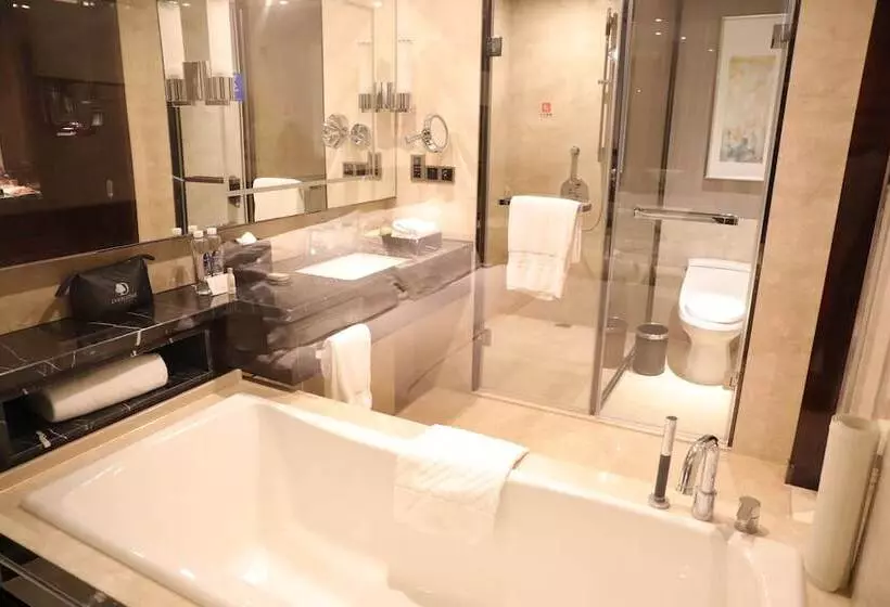 キングサイズベッドのデラックスルーム, Doubletree By Hilton Hotel Anhui   Suzhou