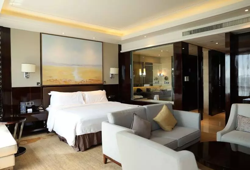 キングサイズベッドのデラックスルーム, Doubletree By Hilton Hotel Anhui   Suzhou